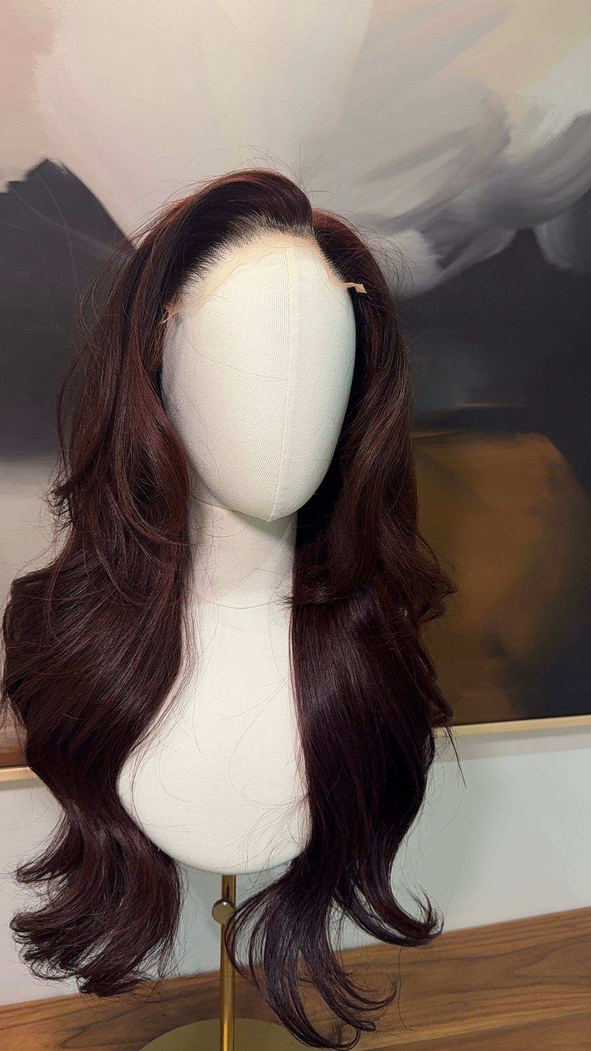 Mahogany with subtle layers