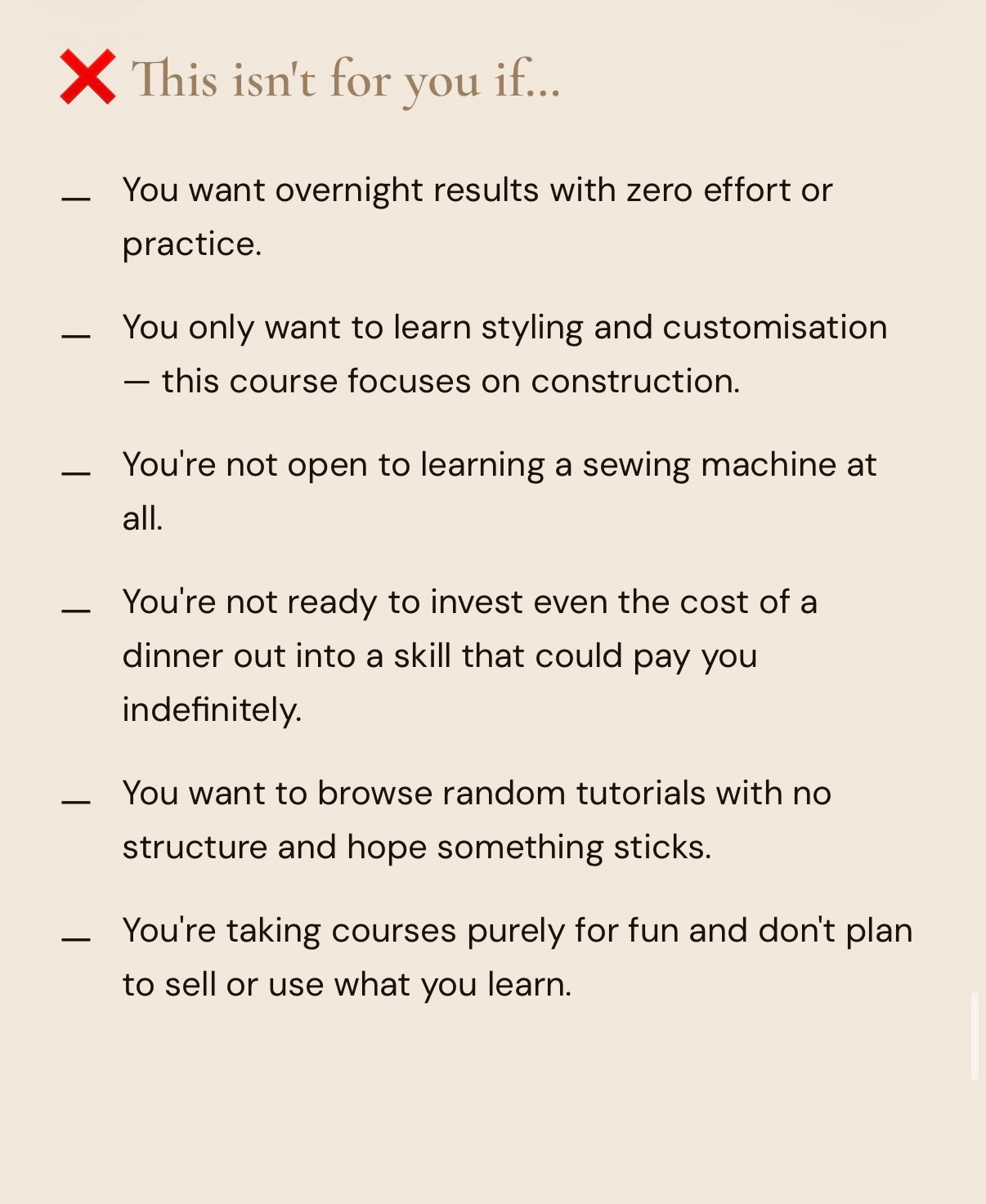 1-1 Sewing Machine Master class