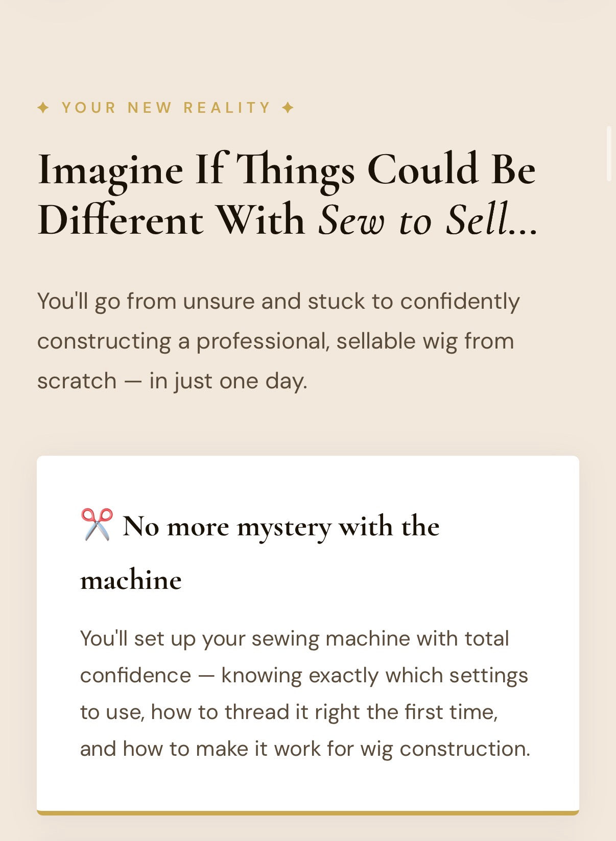 1-1 Sewing Machine Master class