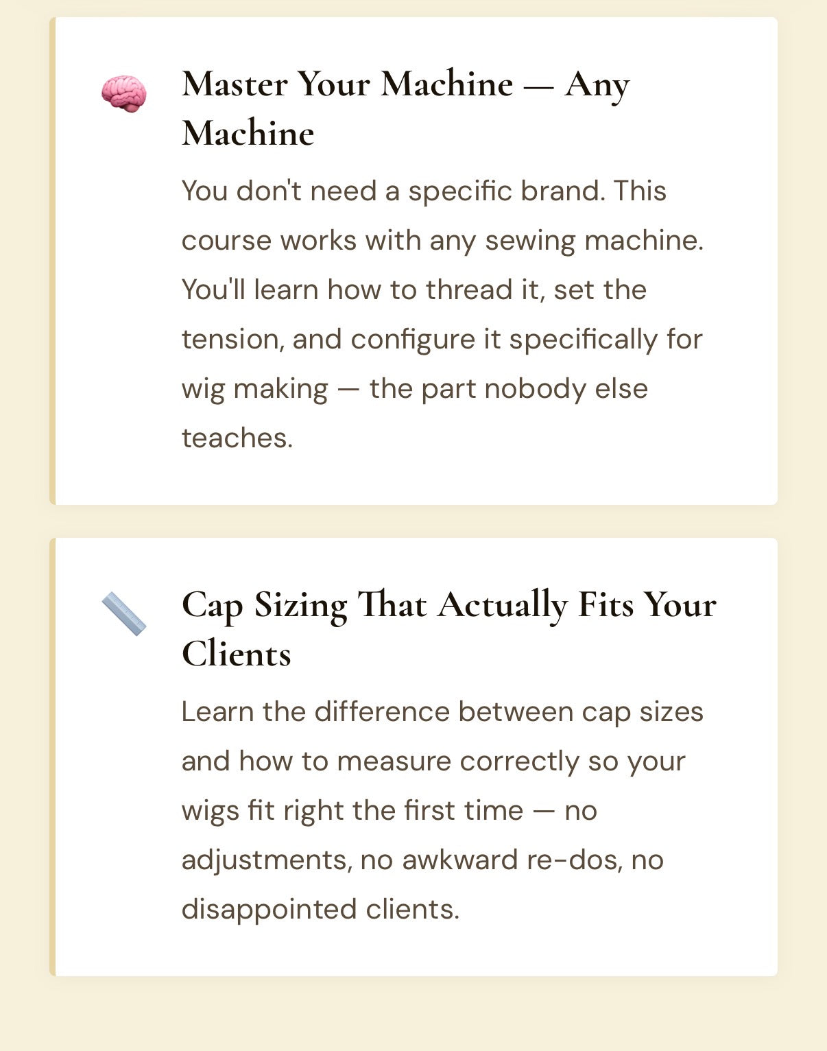 1-1 Sewing Machine Master class