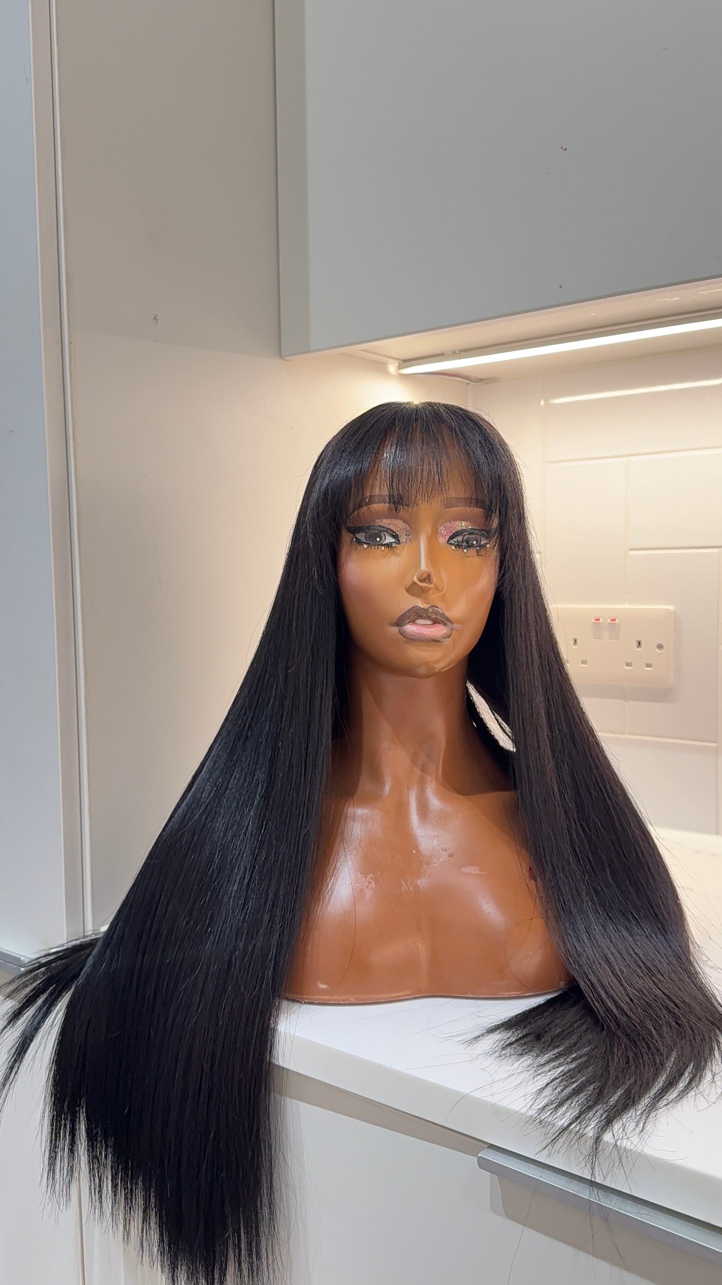 Jet Black Fringe